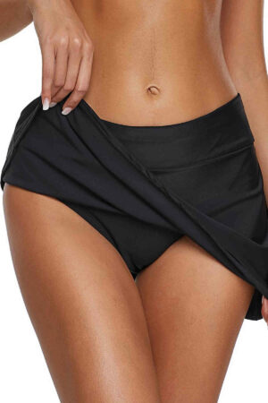 Siyah Şık Etekli Bikini Alt MS4119